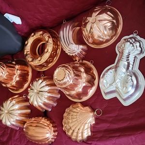 Copper and one aluminum mold